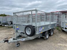 Unused Ifor Williams TT3621 Twin Axle Electric Tipper Trailer, Paperwork & Keys Included, Bed Size