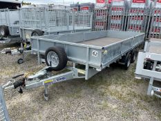 Unused Ifor Williams LM166 Twin Axle Trailer, Paperwork & Keys Included, Bed Size 4.77m x 1.98m GVW:
