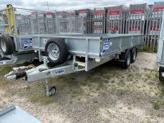 Unused Ifor Williams LM166 Twin Axle Trailer, Paperwork & Keys Included, Bed Size 4.77m x 1.98m GVW: