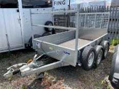 Unused Ifor Williams GD85 Twin Axle Trailer, Paperwork & Keys Included, Bed Size 2.5m x 1.58m GVW: