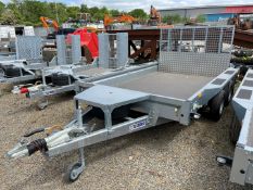 Unused Ifor Williams GX106 Ramp Twin Axle Trailer, Paperwork & Keys Included, Bed Size 3.03m x 1.