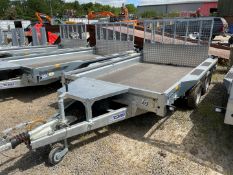 Unused Ifor Williams GX106 Ramp Twin Axle Trailer, Paperwork & Keys Included, Bed Size 3.03m x 1.