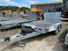 Unused Ifor Williams GH1054 Ramp Twin Axle Trailer, Paperwork & Keys Included, Bed size 3.04m x 1.