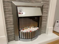 Ex-Display Dimplex DLS 20 Delius Inset Opti Flame Electric Fire, Approximately 520mm x 180 x 615mm