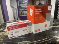 2no. Various Franke Appliances Comprising, Franke FR8410 Heating Tank 4L & Franke Filter Flow System