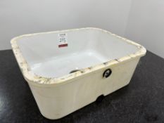 Used Villeroy & Boch Sink, 550 x 440 x 200mm, Lot Location: Ground Floor