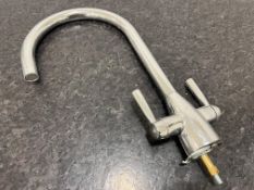 USED Dual Lever Chrome Mixer Tap, 330mm Tall, Lot Location: Ground Floor