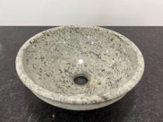 Marble Circular Sink, 395mm Dia, 200mm Deep, Lot Location: Ground Floor