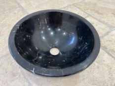 Marble Circular Sink, 350mm Dia, 140mm Deep, Lot Location: Ground Floor