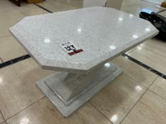 Bespoke Glittered Granite Poseur Low Table, 700 x 700 x 1000mm, Note: Separate Items as
