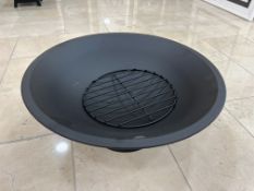 Freestanding Low Level Open Firepit 560mm Dia & 250mm Deep, Lot Location: Ground Floor