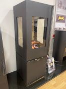 Ex-Display Bronpi Bombay 3C Double Combustion Wood Heating Stove, Approximately 450 x 450 x 1300mm