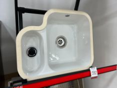 Ex-Display Franke Villeroy & Boch Porcelain Sink, 500 x 440mm, 180 Deep, Lot Location: Ground Floor
