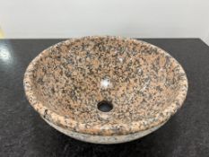 Granite Circular Sink, 410mm Dia, 180mm Deep, Lot Location: Ground Floor
