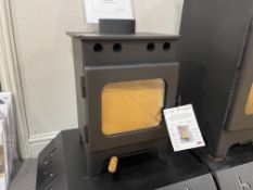 Ex-Display Burley Springdale Wood Heating Stove, Approximately 370 x 300 x 500mm RRP: £540.00 Inc