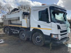 Unreserved Online Auction - Salvage 2021 Scania P500 Rigid with 2007 JHL Combination Unit