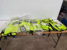 5no. One Size Fits All Yellow Security Vest