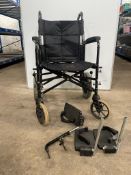 Invacare Ben9+ Lightweight Aluminium Wheelchair Folding Frame, 540 x 970 x 700mm approx. Please