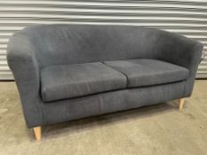 Fabric Upholstered 2 Seater Suite 1500 x 800 x 700mm Approx