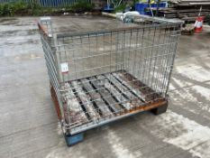 3-Sided Pallet Cage as Lotted