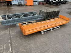 Boltless Pallet Racking Comprising; 4no. Uprights 2440 x 900mm, 11no. Crossmembers 2700mm long &
