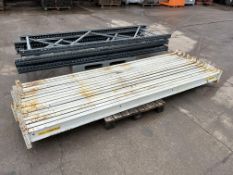 Boltless Pallet Racking Comprising; 4no. Uprights 2750 x 900mm & 16no. Crossmembers 2700mm long