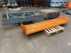Boltless Pallet Racking Comprising; 4no. Uprights 2440 x 1060mm, 10no. Crossmembers 2700mm long &