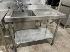 Stainless Steel Commercial Sink 1000 x 600 x 1100m