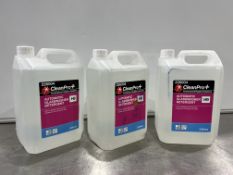 3no. Unused Clean Pro Automatic Glasswasher Detergent, 5L
