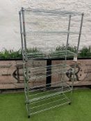 Stainless Steel 6 Tier Racking 900 x 350 x 1750mm
