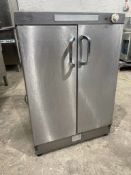 Stainless Steel Hot Cupboard, 580 x 600 x 860mm