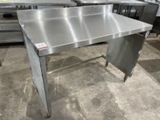 Stainless Steel Single Tier Preparation Table 1200 x 620 x 950mm