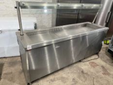 Stainless Steel Commercial Saladette Fridge 230V, 2270 x 700 x 1500mm. Spares & Repairs, Please