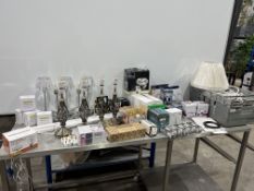 Large Quantity of Various Unused Light Bulbs & Light Fittings As Lotted