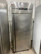 LEC CLGN 700ST, Single Door Upright Mobile Stainless Steel Commercial Fridge 230V, 730 x 830 x