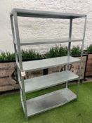 Stainless Steel 5 Tier Racking 1200 x 400 x 1800mm