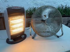 Amos AM67047 Halogen Heater 240V, EAC HF-458 Fan 240V