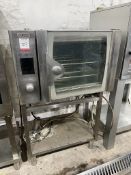 Electrolux Zanussi FCS061EP Commercial Electric Steam 6 Grid Combi Oven with Stand 3 Phase 400V, 860