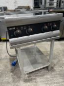 Lincat SLI42 Stainless Steel Silverlink Induction Hob 230V Complete With Stainless Steel Stand,
