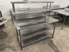 Stainless Steel Five Tier Preparation Table 1520 x 760 x 1470mm