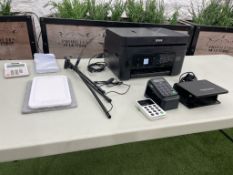 2no. Izettle Contactless Card Readers, Epson C624A Printer, 2no. Energy Lamps, Microphone Stand &