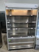 Scanfrost Alaskaslim A20, Open Fronted Upright Commercial Display Fridge 230V, 1250 x 670 x