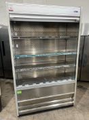 Scanfrost Alaskaslim A20, Open Fronted Upright Commercial Display Fridge 230V, 1250 x 670 x