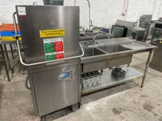 Classeq Hydro 857 H857/DET/E Stainless Steel Passthrough Commercial Dishwasher 3 Phase 400V,