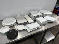55no. Various Serving Plates, Bowls, Tapas Dishes, Plates etc. as Lotted