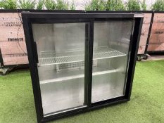 Autonumis JS805 Undercounter 2 Door Commercial Bottle Display Fridge 230V, 910 x 480 x 900mm. Please