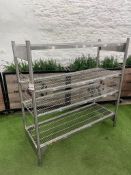 Stainless Steel 4 Tier Racking 1500 x 550 x 1500mm
