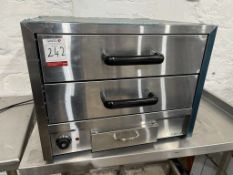 Adexa WB-02 Stainless Steel Counter Top Commercial Warming Cabinet, 220-240V, 630 x 630 x 500mm