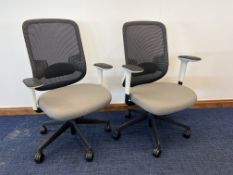 2no. Orangebox Task Mobile Office Armchairs with Lumbar Support, RRP: £1,036.00 Inc. VAT