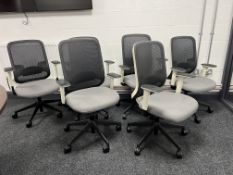 6no. Orangebox Task Mobile Office Armchairs with Lumbar Support, RRP: £3,108.00 Inc. VAT